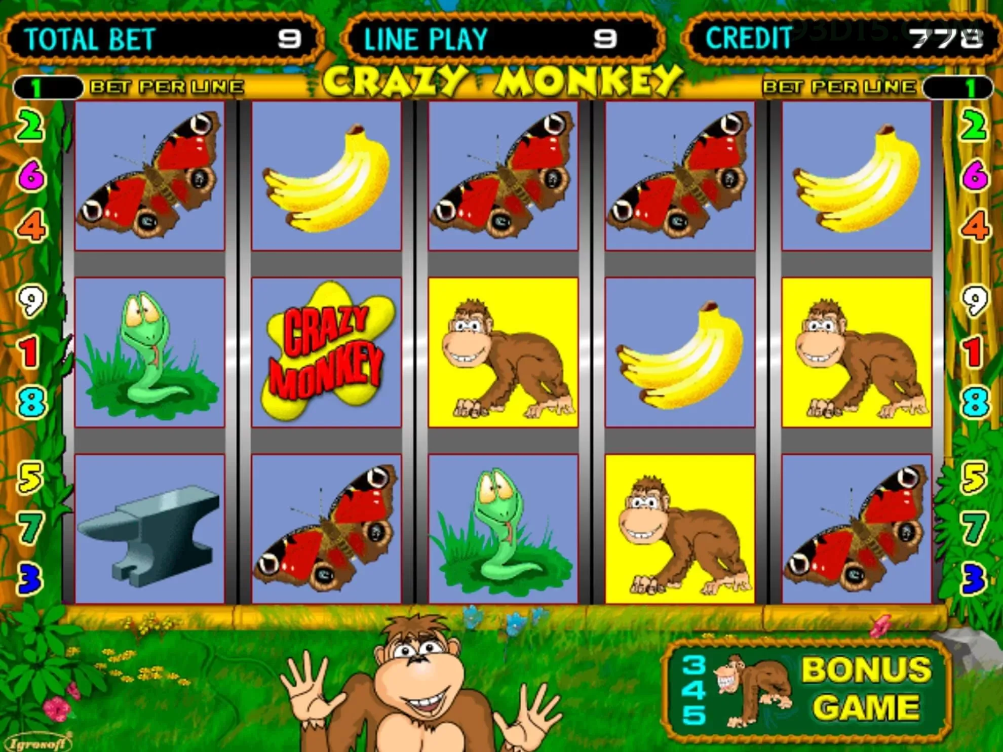 Vídeo Slots 93d
